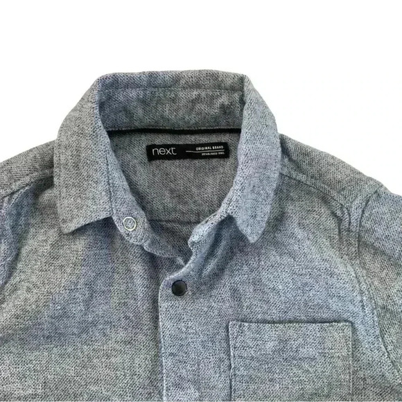 Next Long Sleeve Snap Front Shirt Size 4 - Picture 3 of 4